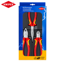 KNIPEX 00 20 12 "Electric" Game 1000V Combination Pliers 3Pcs