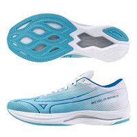 MIZUNO 美津濃 慢跑鞋 男鞋 運動鞋 緩震 REBELLION SONIC 白藍 J1GC243051