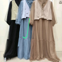 New dres tile import premium Wanita..