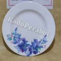 Piring Makan Cantik Melamin - Piring Melamin Motif - Piring Saji Cantik