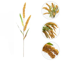 Simulated Ears of Corn Artificial Plants Decor Wheat Stalks Fake Millet Grasses Bundle Dried