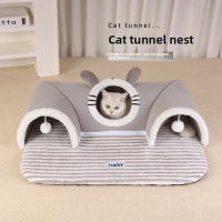 Cat Pet House Cat Tunnel Cat House Channel Foldable Cat Toy Cat Tunnel Toy Dog House