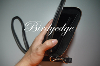【BIRDYEDGE】訂製 手拿包 皮包 掛包 掛頸包 暗黑包 掛繩包 吊繩包 皮革包 手機包 Korea Zara