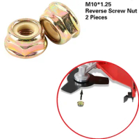 New 2 Pieces Set Universal M10x1.25 Reverse Screw Nut for Grass Trimmer