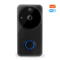 ออดวิดีโอ WiFi Tuya ออดวิดีโอกล้องทำงานร่วมกับ Alexa &amp; Home Voice Control Door Peephole Camera Intercom