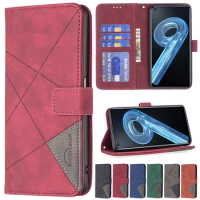Wallet Leather Case For Realme 9i 9 Pro + 8 Pro 7i Global C35 C25 C21 Oppo Find X5 Lite X5 Pro Reno7 Pro 6 5 A96 A94 A74 A54 A16