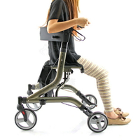 來而康 艾品兒 機械式助行器 BiBi 輕巧時尚助行器 助行椅 帶輪型助步車(助行椅)補助