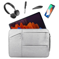 Case Sleeve For Samsung Galaxy Tab S7 Plus S8+ 12.4 XiaoMi Book S 12.4" Tablet PC Protector Handbag Pouch Zipper Bag Cover