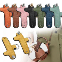 Modification Replacement Shoulder Strap Buckle Free Punching Bag Strap Buckle For Longchamp Hang Buckle Genuine Leather