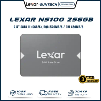 Ổ Cứng SSD Lexar NS100 256GB 2.5” SATA III - Đọc 520Mb/s, Ghi 450Mb/s, Bảo Hành Chính Hãng 3 Năm