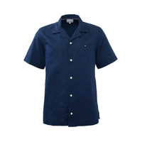 Tommy Hilfiger เสื้อเชิ้ต ผู้ชาย สีน้ำเงิน ทรง Regular Fit