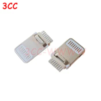 10PCS Lightning Dock USB Plug No With Chip Board Male Connector Welding Data OTG Line Interface DIY Data Cable For iphone