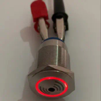 Zusen 19mm 22mm Metal buzzer 6V-24V/36V-220V with Ring Illuminated Led IP65 (ZS19/22-SM/R)
