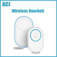 Intelligent Wireless 433mhz Music Doorbell Home Welcome Long Battery Life Waterproof Remote Smart Door Bell Chime Security Alarm