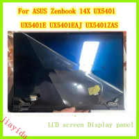 For ASUS Zenbook 14X UX5401 UX5401E UX5401EAJ UX5401ZAS series OLED Display Panel LCD Touch Screen Replacement Top Half Parts