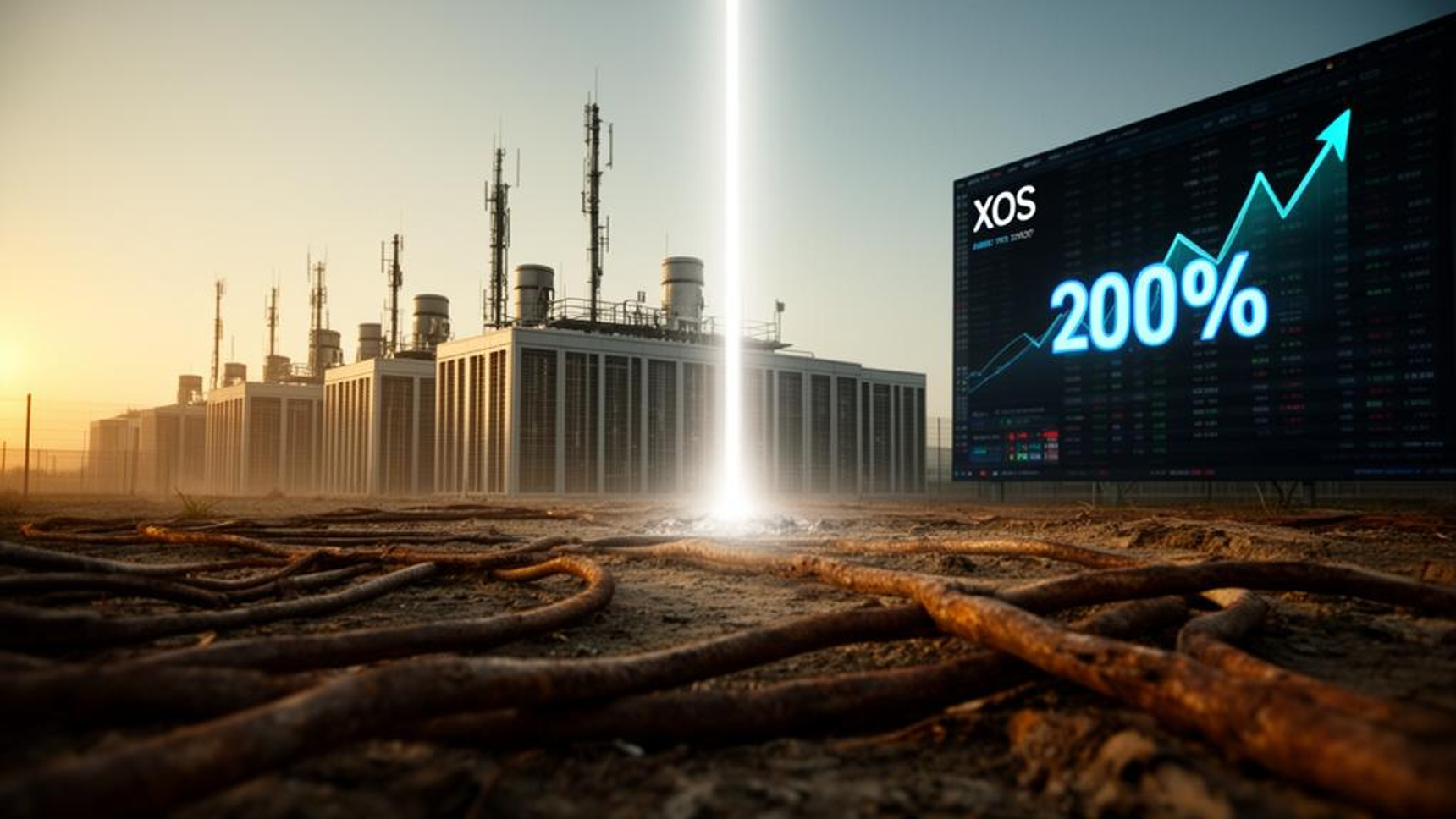 米国株】Xos株が200%超急騰、データセンター向け「送電網不要」の移動