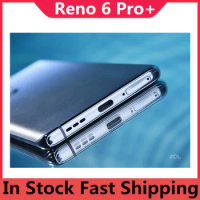 Original Oppo Reno 6 Pro+ Plus 5G Mobile Phone Snapdragon 870 Android 11.0 6.55" 90HZ 50.0MP 65W Super Charger Fingerprint OTA