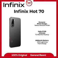 Hp Infinix Hot 70 Ram 8GB Internal 128GB Garansi Resmi Black