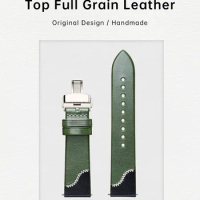 Maikes Original Design Watch Strap, Quick Release, Handmade, Accessories, Full Grain Leather Watch bands, For Rolex, IWC, Omega