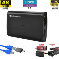 Ready stock EZCAP 266 HDMI Video Capture Box Live Streaming Capture Device With MIC Support HDCP For Youtube Xbox Hitbox PS3