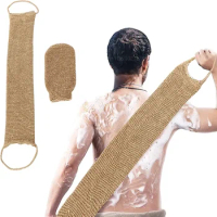 Body Scrub Beauty Health Bath and Body Works Jute Bath Towel Shower Towel Back Body Exfoliating Belt Shower Scrubber