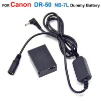 DR-50 DC Coupler NB7L NB-7L Fake Battery+12V-24V Step-Down Power Cable For Canon PowerShot G10 G11 G12 SX Series SX30 IS SX30IS