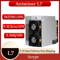 Brand New Antminer L7 8.8T/9.05T/9.3T ASIC Miner Power 3425W DOGE Miner In Stock, Free Shipping