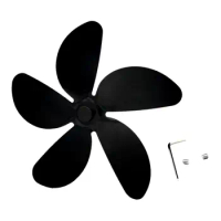 Universal Stove Fan Blade Replacement Repair Stove Fan Heat Powered