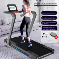 Dual-Motor Sports Intelligent Treadmill Electric Slope Foldable Household High-End Treadmill