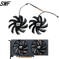 New 85mm Cooling Fan For Powercolor RX 6700 6650 6600 XT RX 5700 5600 XT V2 Fighter Graphics Cards cooler Fan