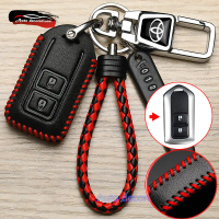 2 Buttons Toyota Car Key Case For Toyota wish 2004-2009 Leather Key Case Toyota Keychain กรอบ รีโมทร