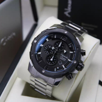 Alexandre Christie Alexandre Christie 6410 Jam Tangan Pria Silver Original