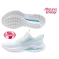MIZUNO 美津濃 慢跑鞋 女鞋 運動鞋 緩震 支撐型 超寬楦 INSPIRE 藍白 J1GD242923