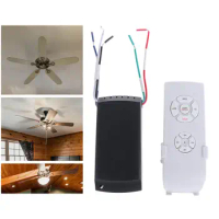 Universal Ceiling Fan Light Remote Control Set Wireless Remote Control and Receiver for Club Restaurant Farmhouse Office Garage