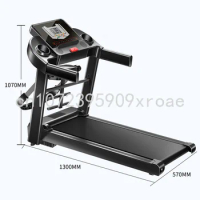 Indoor Aerobic Exercise Fitness Equipment Mute Foldable Multi-function Massage Electric Treadmill