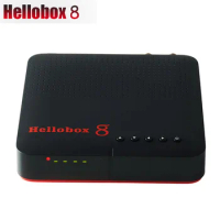 Hellobox 8 Satellite Receiver DVB-T2/C Combo TV BOX Satellite TV Play On Mobile Phone Support Android/IOS Outdoor Play DVB S2