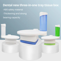 Dental Chair Scaler Tray Parts Instrument Dentistry Parts Cup Storage Holder With Paper Tissue Box Oral Dentistry Accessories