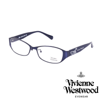 【Vivienne Westwood】金屬土星特別款光學眼鏡(寶藍 VW277_02)