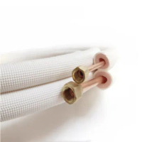 2/3/4/6/7 Meter Air Conditioner Copper Tube Coil 1/4'' 1/2" Foam Insulated Refrigerant Extension Tube with Nuts for 6x12 1.5-2HP