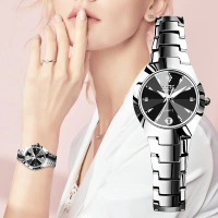 OPK jam tangan cewek terbaru 2023 kekinian korea style anti air asli import stainless steel jam tang