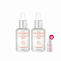 【St.Clare 聖克萊爾】杜鵑花酸淨肌煥白精華30mlx2入(毛孔緊緻/淨瑕亮白)