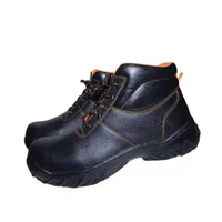 Dblues Sepatu Pria Safety Boots Model Krisbow King Kulit Asli Anti Slip Spatu Sefty Cowok Hitam 43 h