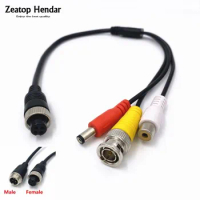 40Pcs M12 4Pin Aviation Head Male / Female Plug to BNC + RCA + DC Extension Cable for CCTV Camera Security DVR Microphone Wire