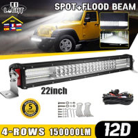 CO LIGHT 12D Led Light Bar/Work Light Spot Combo Beam Led barra 150000LM Tractor 4X4 Offroad 4WD ATV Truck 12V 24V Driving Light