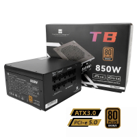 แหล่งจ่ายไฟคอมพิวเตอร์ Thermalright TR-TB850 ATX 80PLUS Bronze Card Chassis, ATX3.0/PCI-E5.0 (850/75