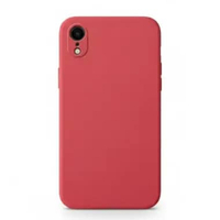 Soft Case Iphone XR Silikon Candy Macaron Bludru Merah