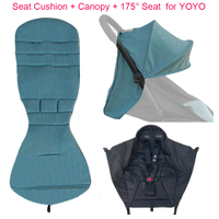 1:1 Baby Carriage Accessories Waterproof Sun Canopy and Replacement Seat Cushion for Babyzen YOYO YOYO2 YOYA