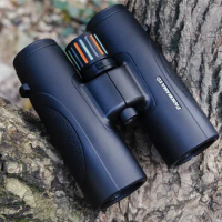 Shuntu Professnal Powerful 10X42ED Binoculars Magnesium Alloy Chassis IPX7 WaterProof BAK4 For Hunting Travel HD Binoculars
