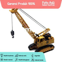 Diecast Miniatur Mainan Mobil Truk Konstruksi Beko Crane Excavator XHM Besi Metal
