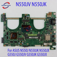 N550JV Mainboard For ASUS N550J N550JK N550JX G550J G550JV G550JK G550JX Laptop Motherboard i5 i7 4th GT750M GTX850M GTX950M